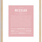 Messiah | Name Art Print