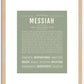 Messiah | Name Art Print