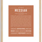 Messiah | Name Art Print