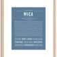 Mica | Name Art Print