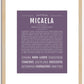 Micaela | Name Art Print