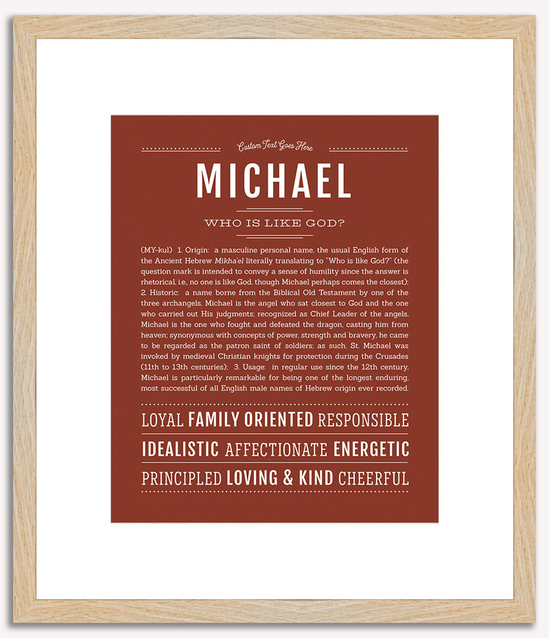 Michael | Name Art Print