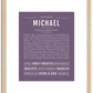 Michael | Name Art Print