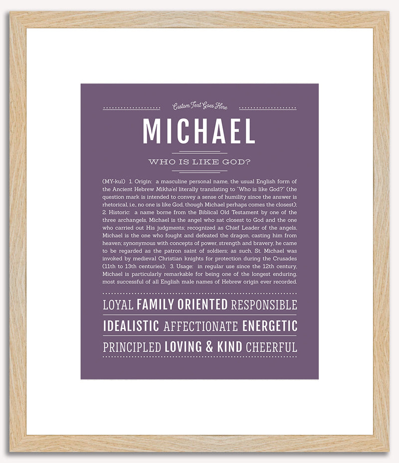 Michael | Name Art Print