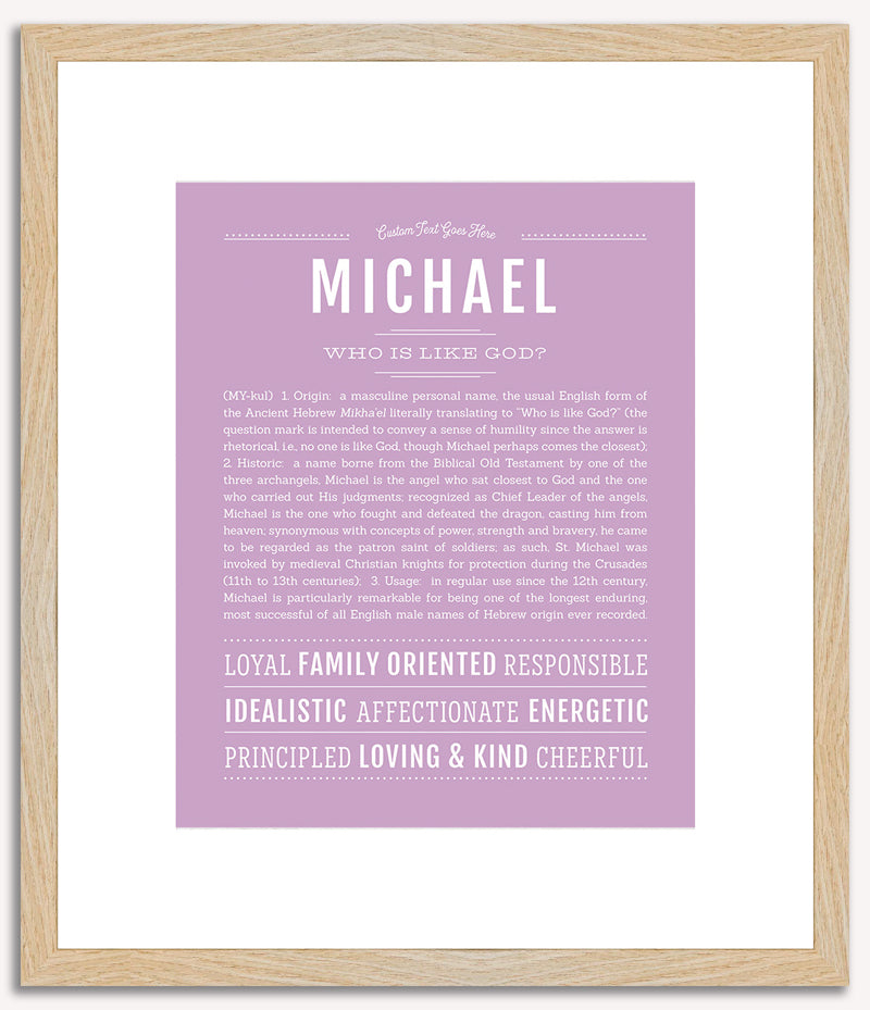 Michael | Name Art Print