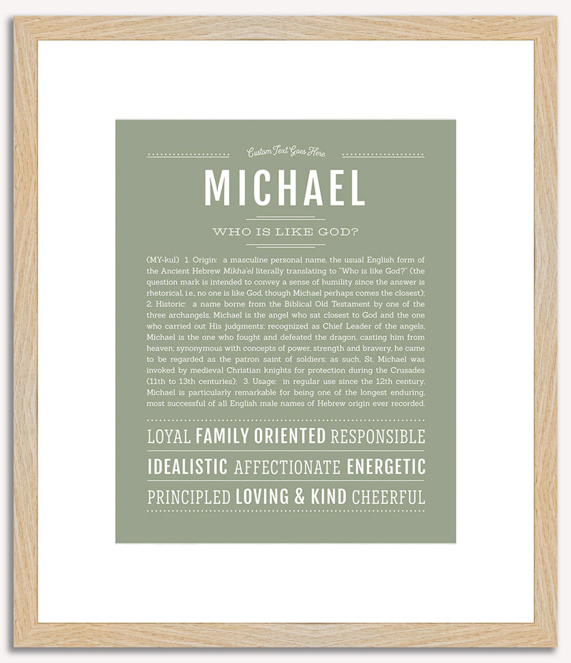 Michael | Name Art Print