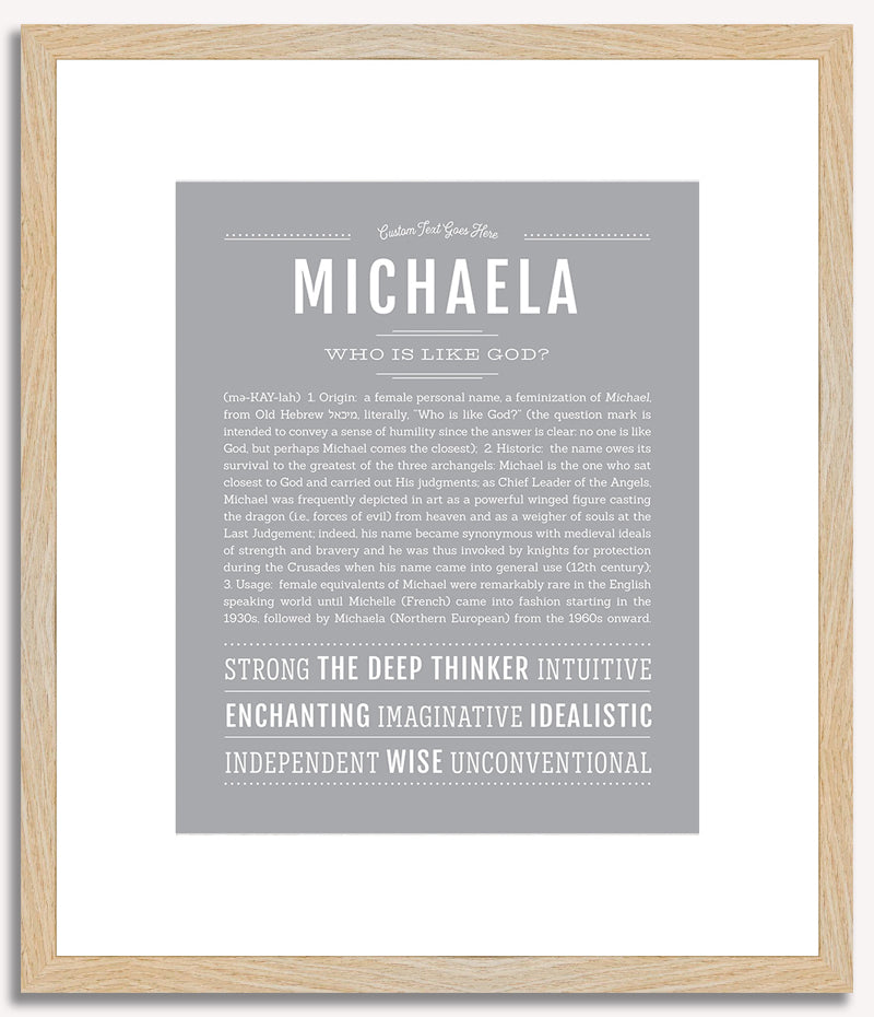 Michaela | Name Art Print