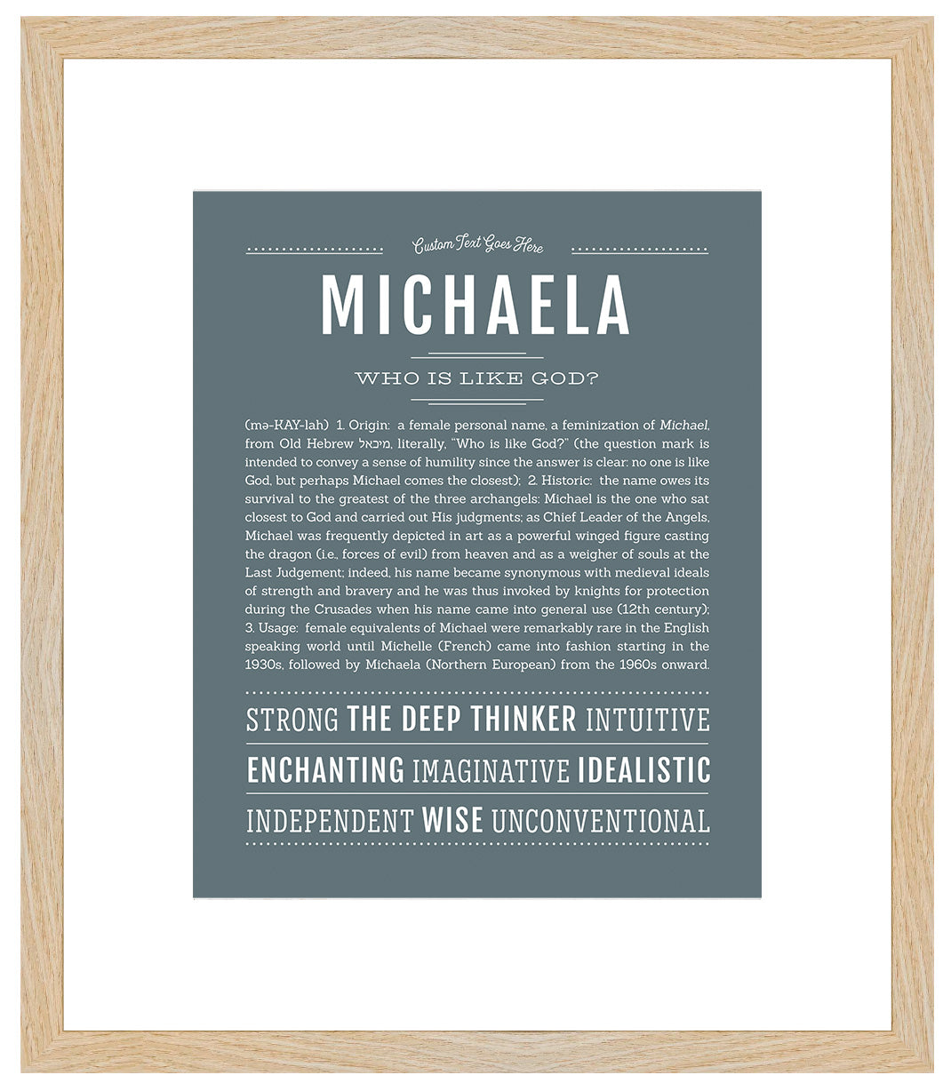 Michaela | Name Art Print