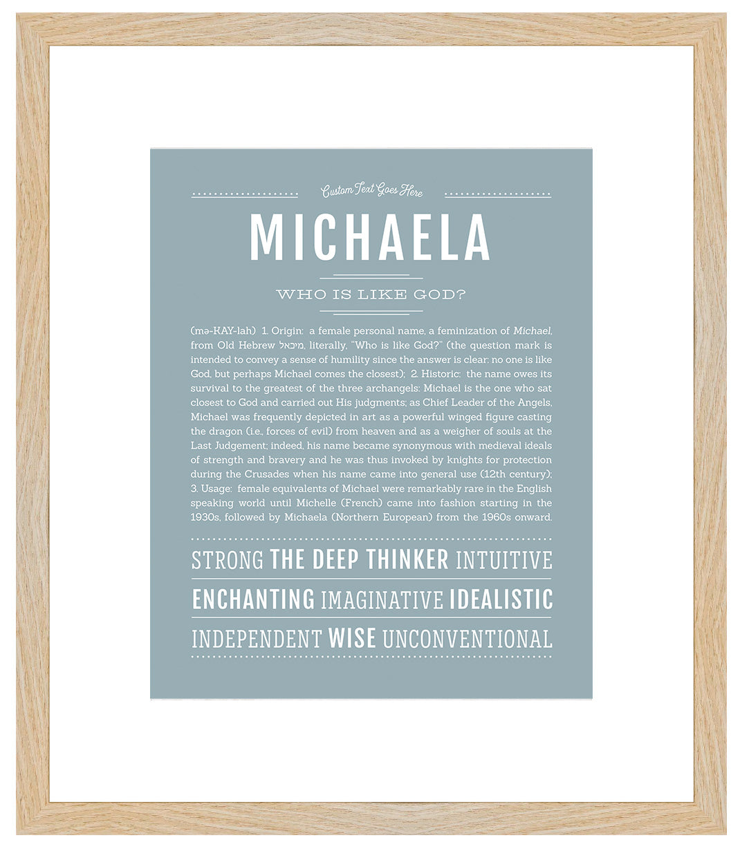 Michaela | Name Art Print