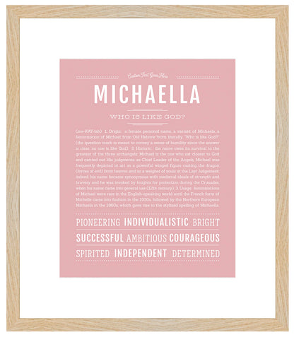 Michaella | Name Art Print