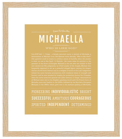 Michaella | Name Art Print