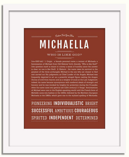 Frame Options | Bordeaux | White Frame, Matted