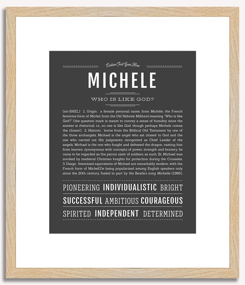 Michele | Name Art Print