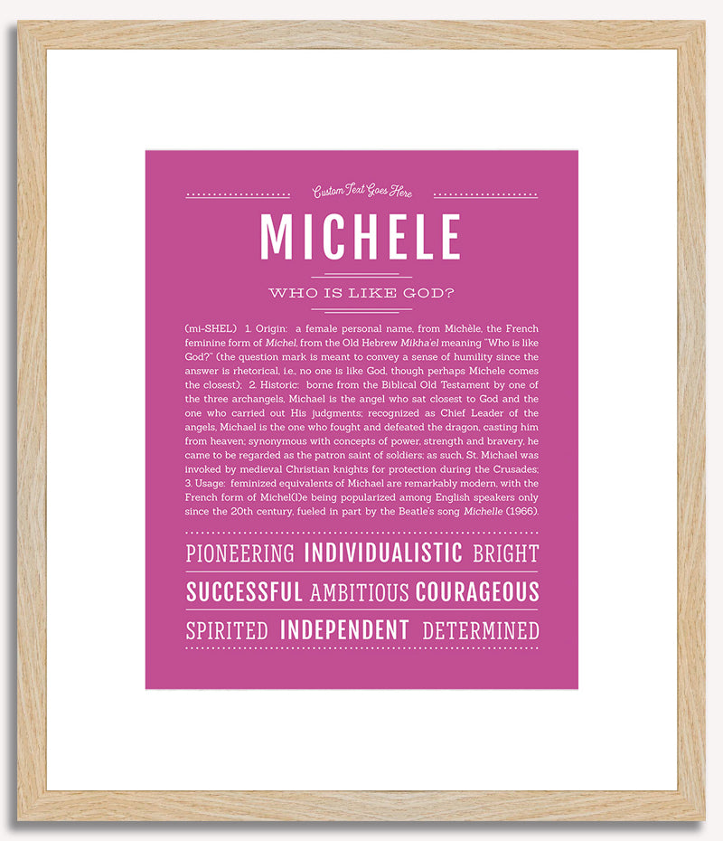 Michele | Name Art Print