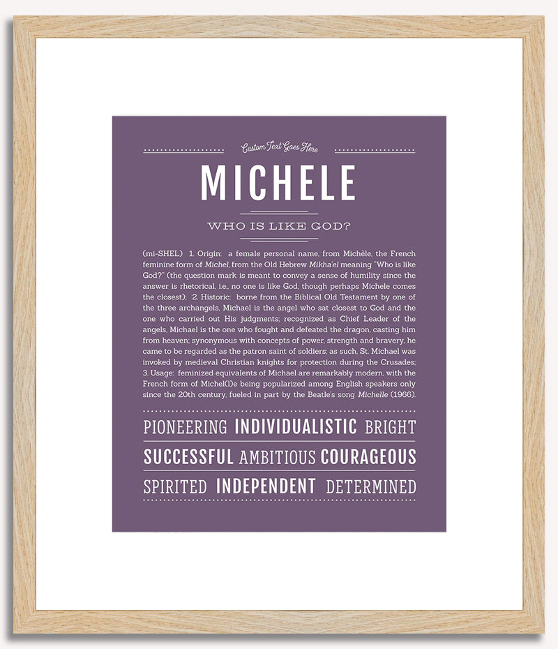 Michele | Name Art Print