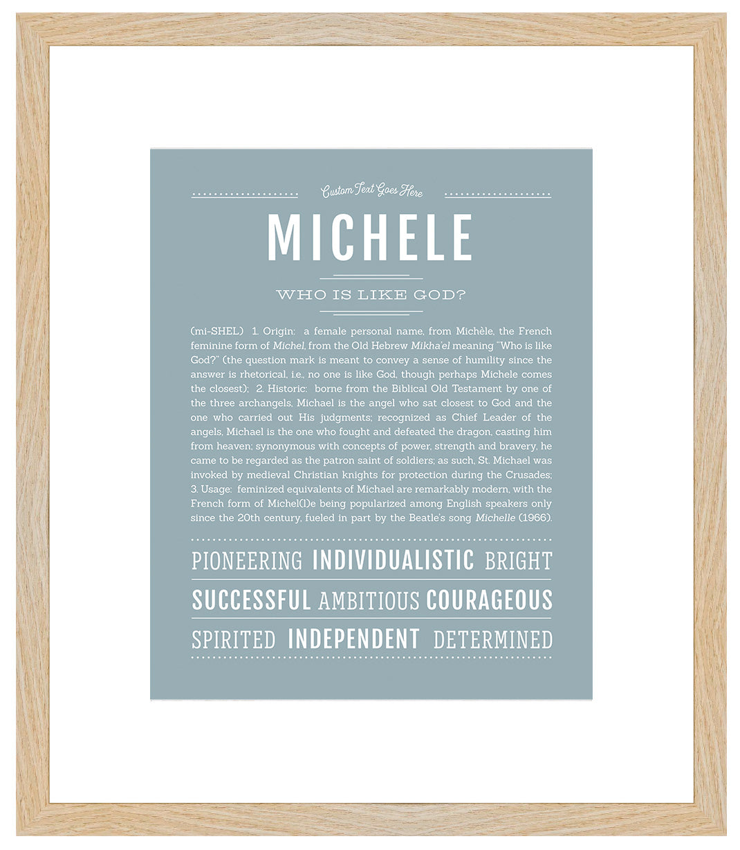 Michele | Name Art Print