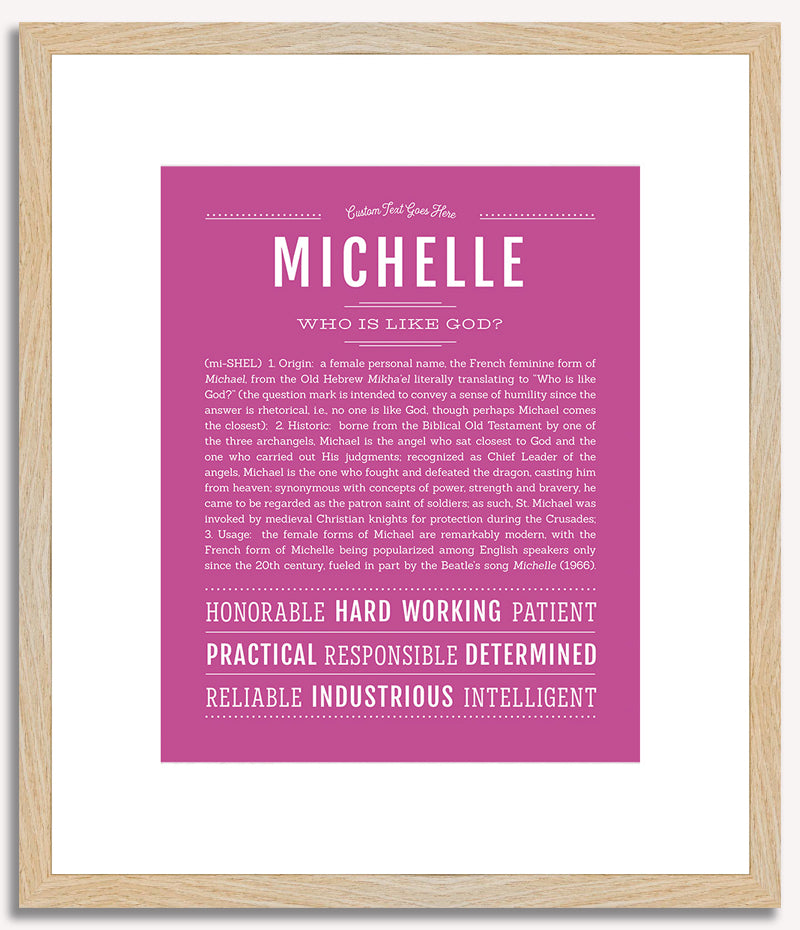 Michelle | Name Art Print