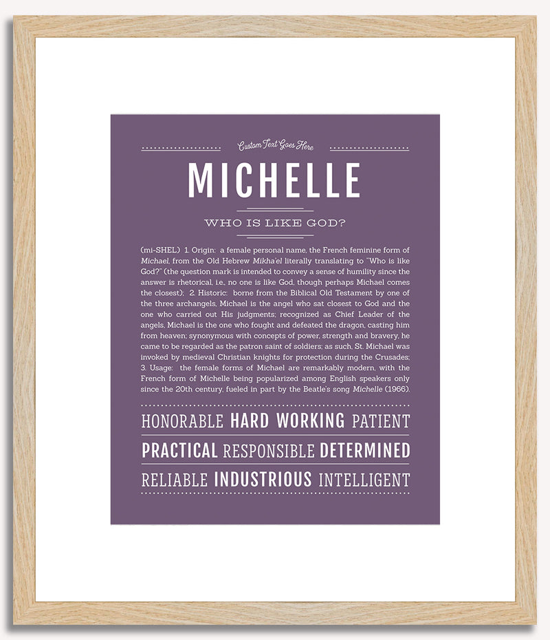 Michelle | Name Art Print