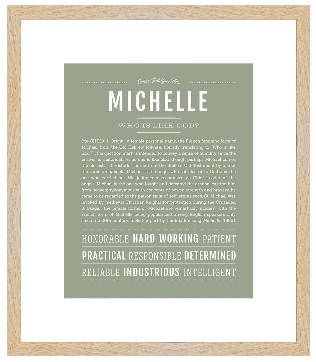 Michelle | Name Art Print