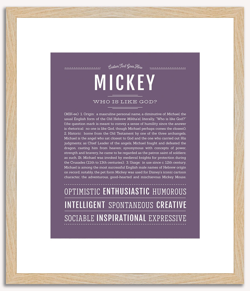 Mickey | Name Art Print