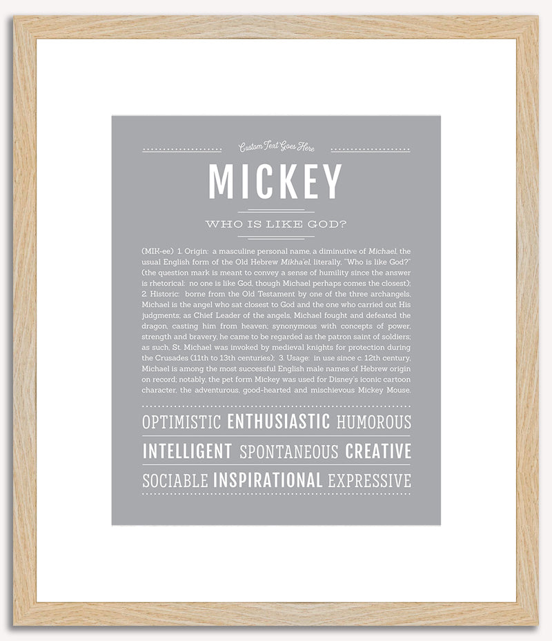 Mickey | Name Art Print