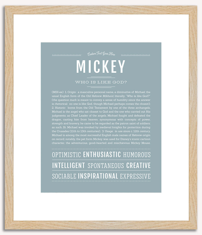 Mickey | Name Art Print