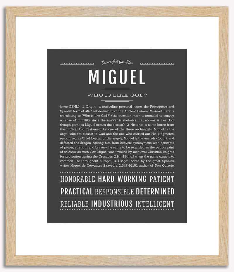 Miguel | Name Art Print