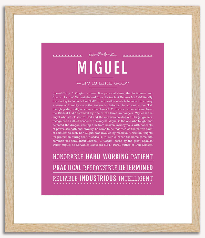 Miguel | Name Art Print