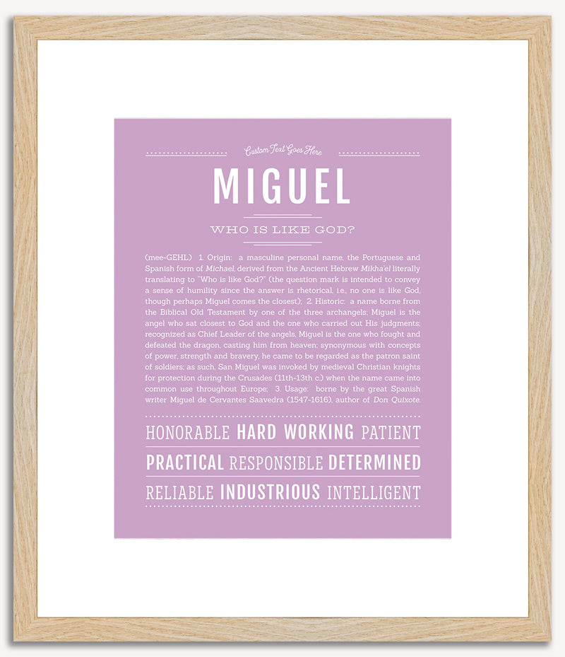 Miguel | Name Art Print