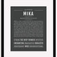 Mika | Name Art Print