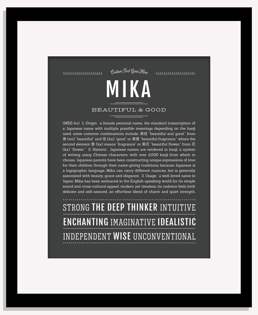 Mika | Name Art Print