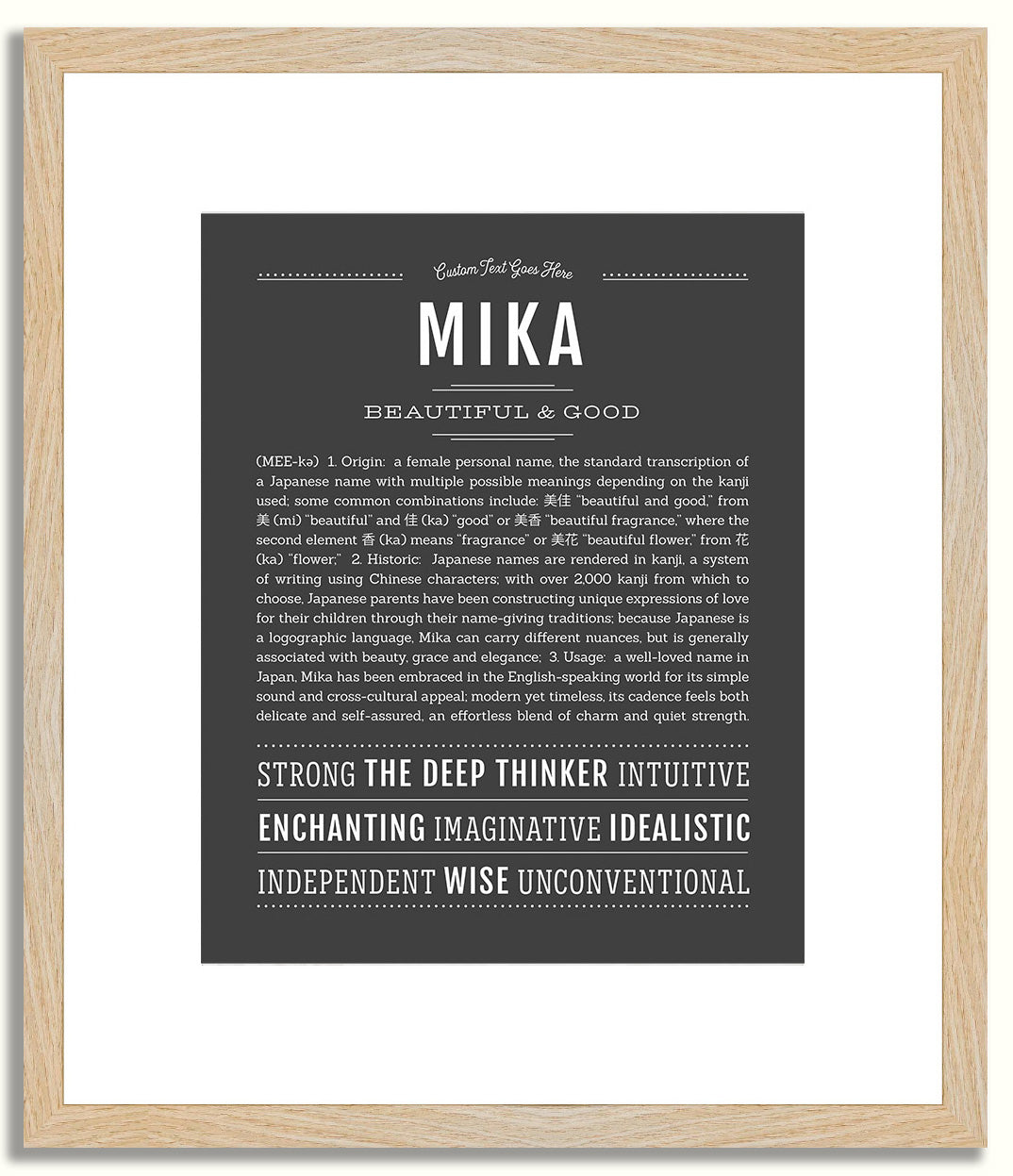 Mika | Name Art Print