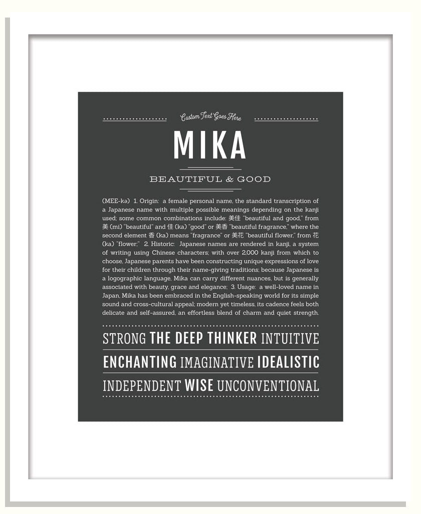 Mika | Name Art Print