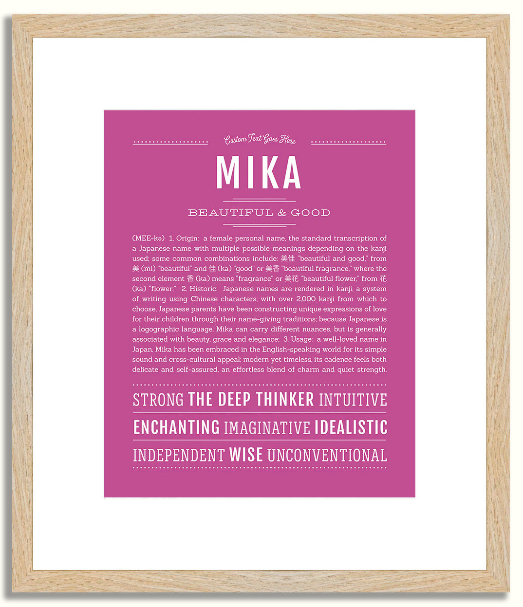Mika | Name Art Print