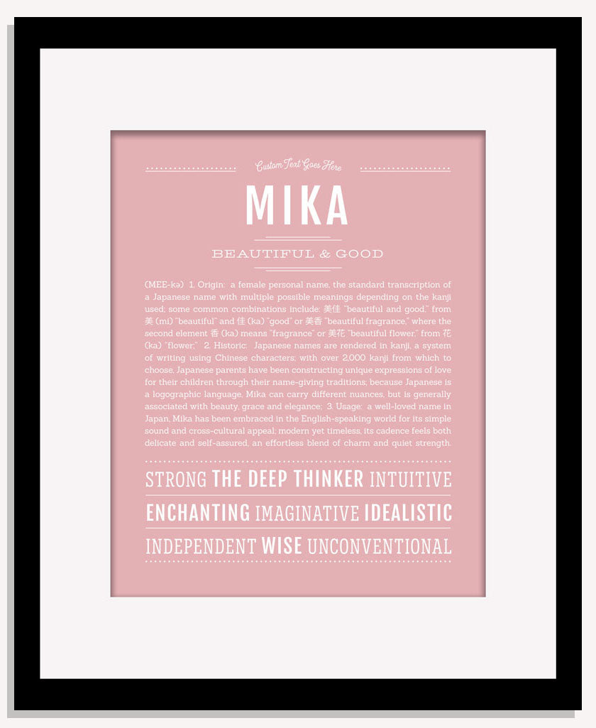 Mika | Name Art Print