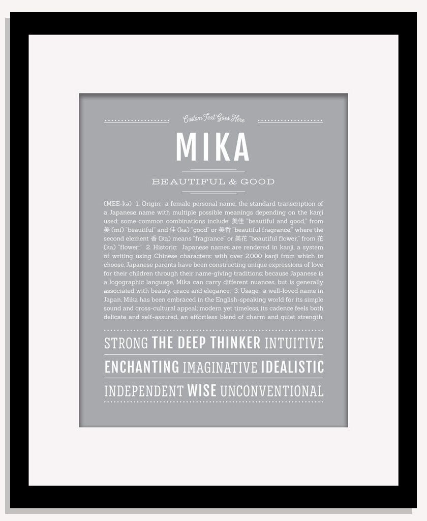 Mika | Name Art Print