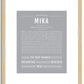 Mika | Name Art Print