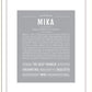 Mika | Name Art Print