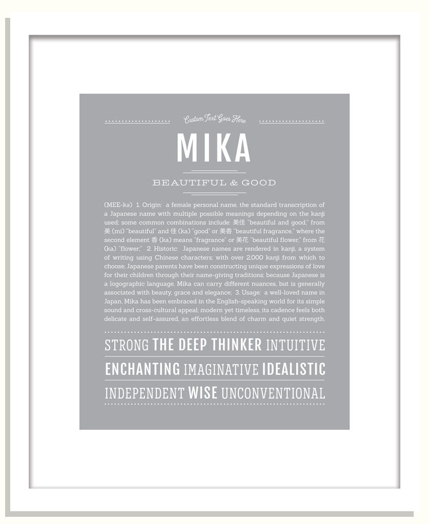 Mika | Name Art Print