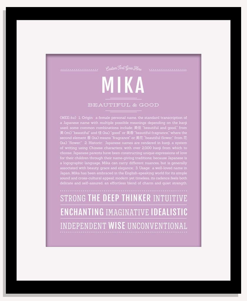 Mika | Name Art Print