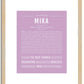 Mika | Name Art Print