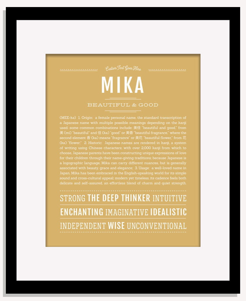 Mika | Name Art Print