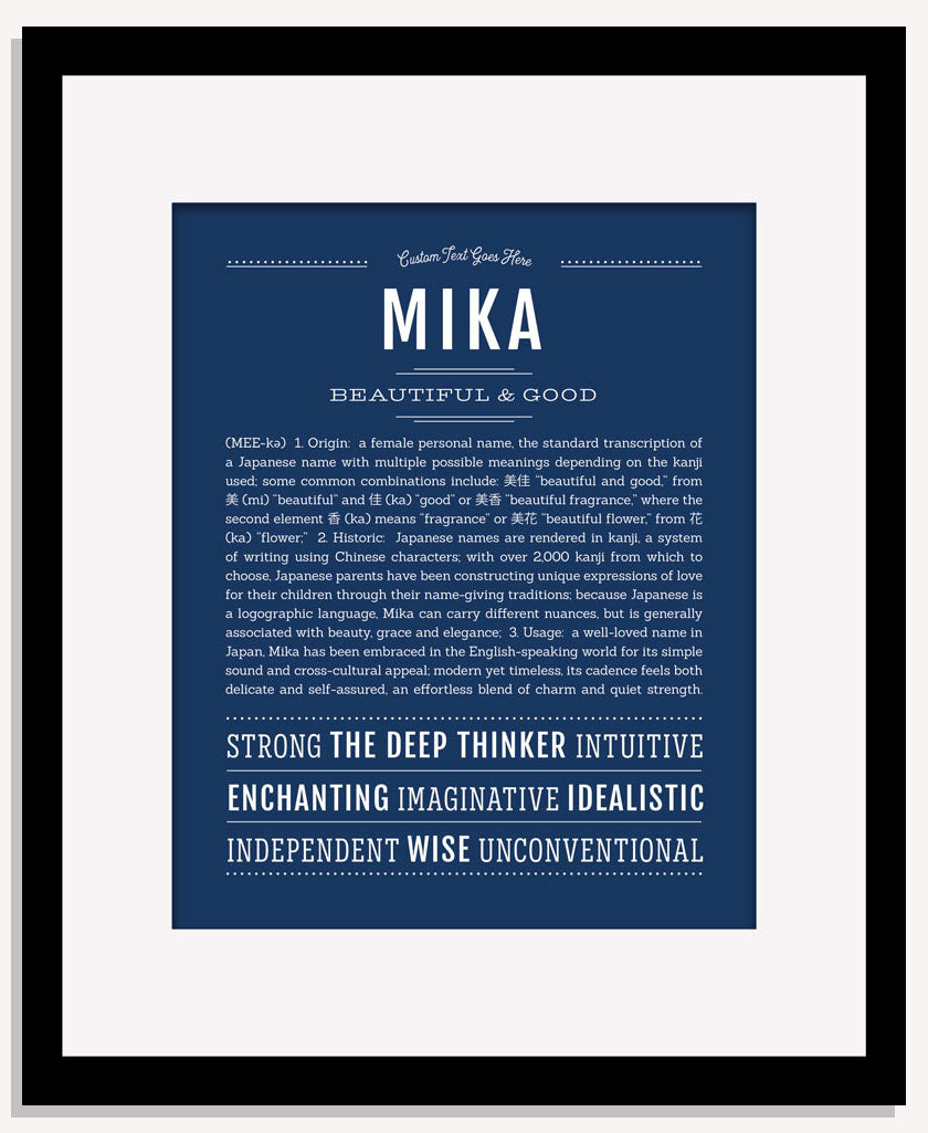 Mika | Name Art Print