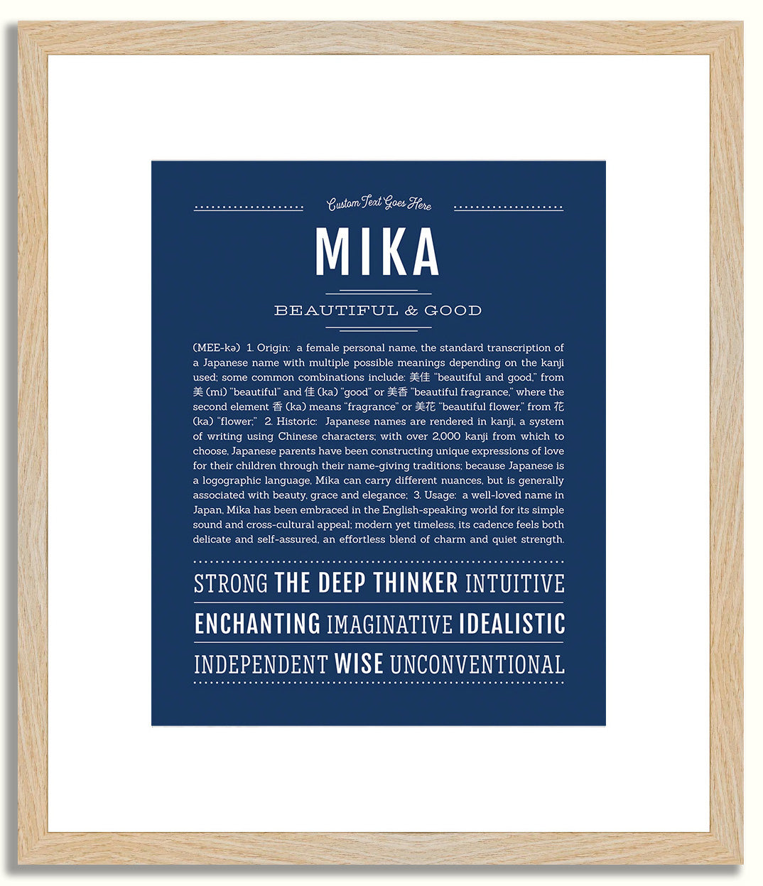 Mika | Name Art Print
