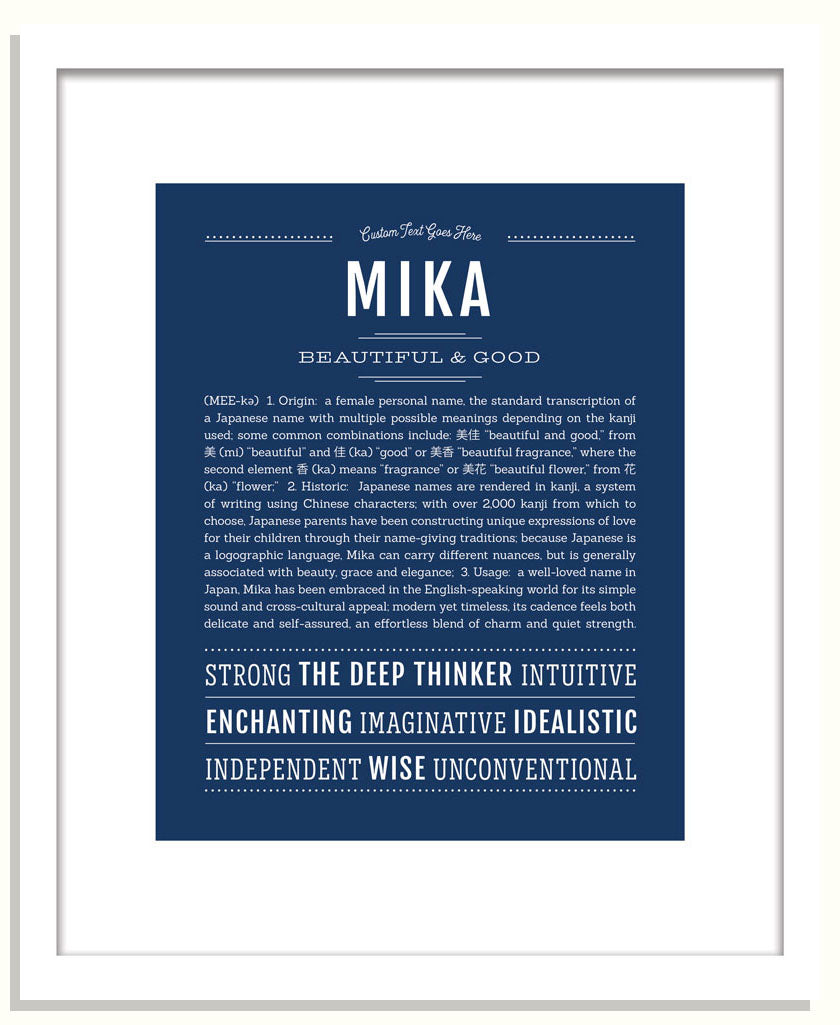 Mika | Name Art Print
