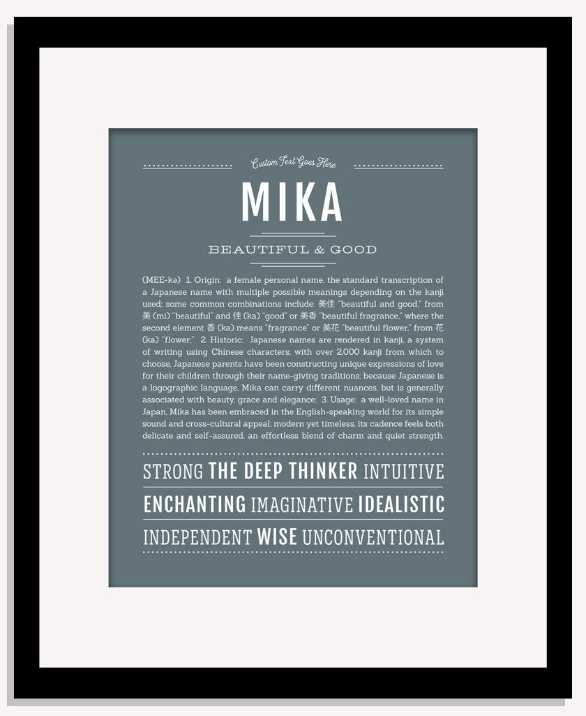 Mika | Name Art Print