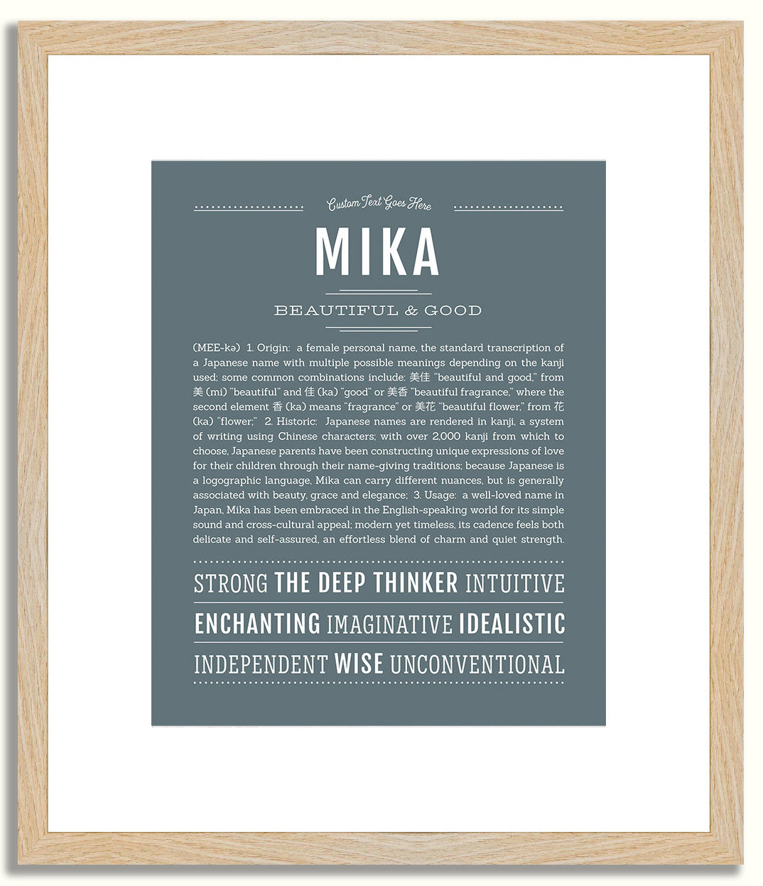 Mika | Name Art Print