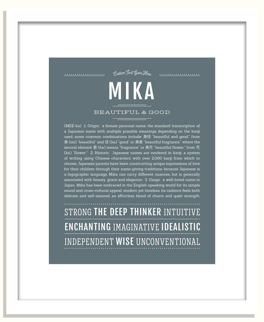 Mika | Name Art Print