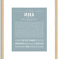 Mika | Name Art Print
