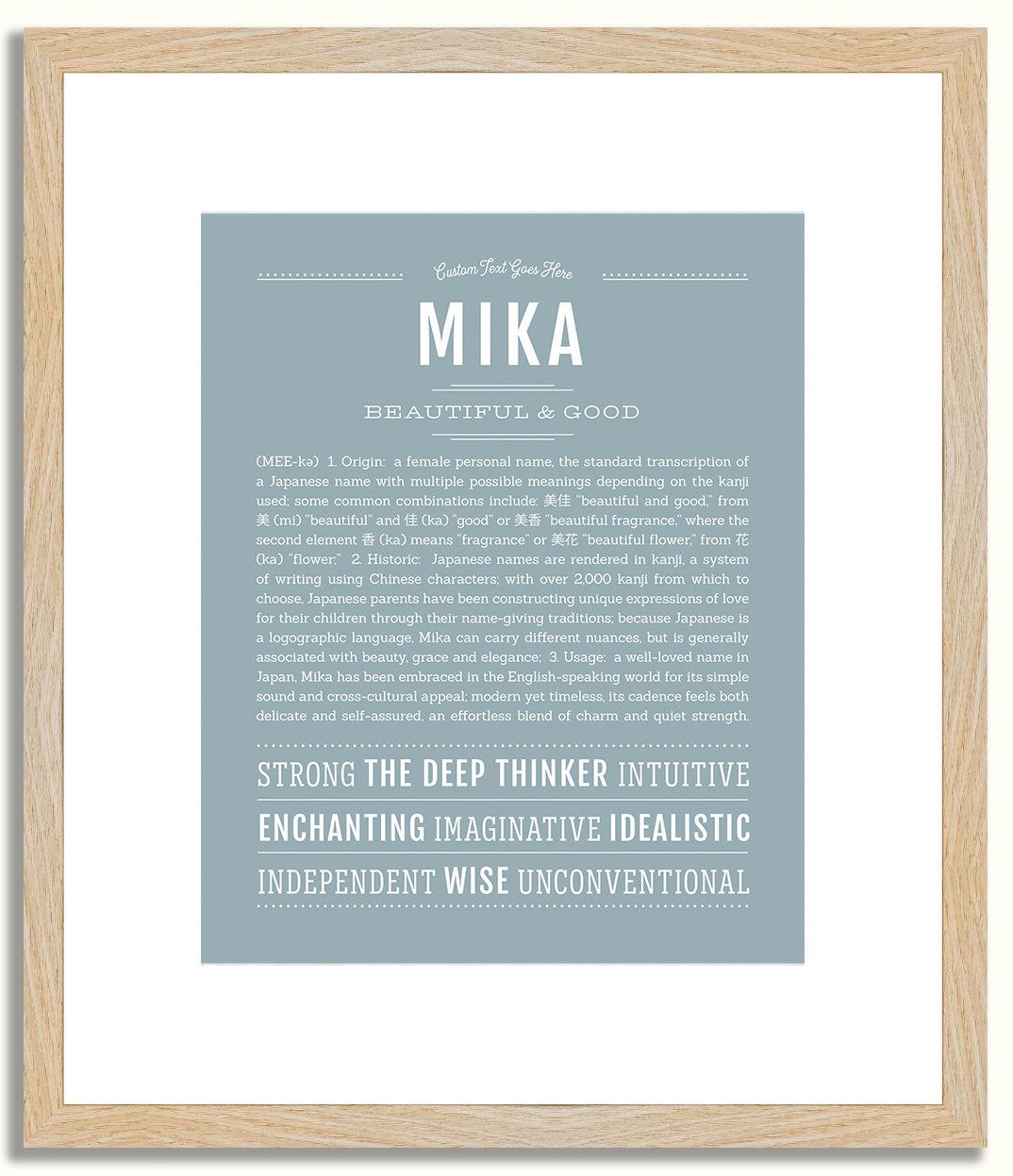 Mika | Name Art Print